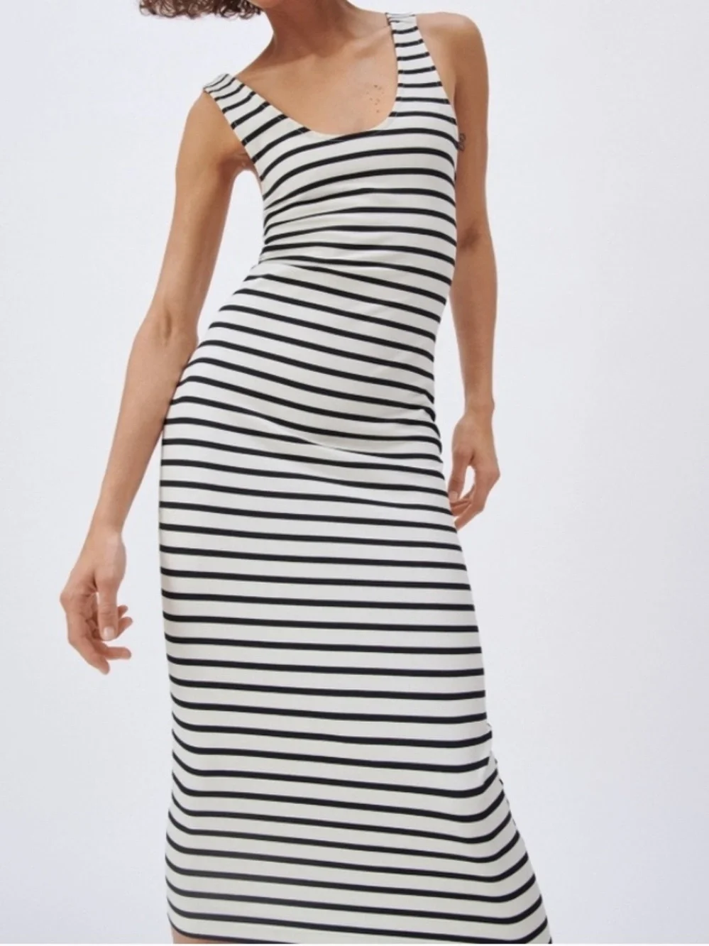 zara sale dresses midi SALE!! ZARA NWT WOMAN PRINTED MIDI DRESS BLUE / WHITE | 4437/256